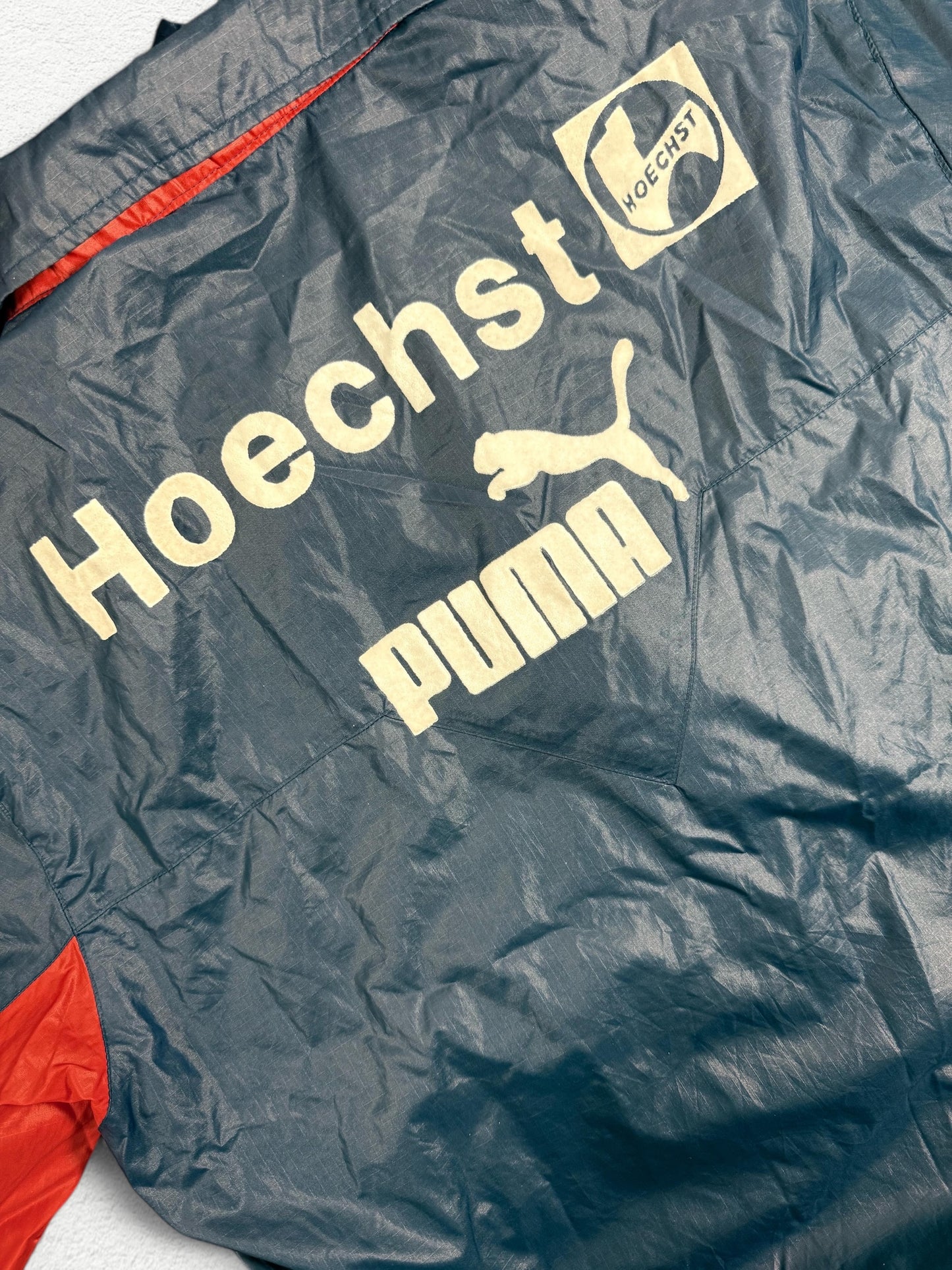 Puma Windbreaker – Rare Hoechst Sponsor Retro Jacket - L